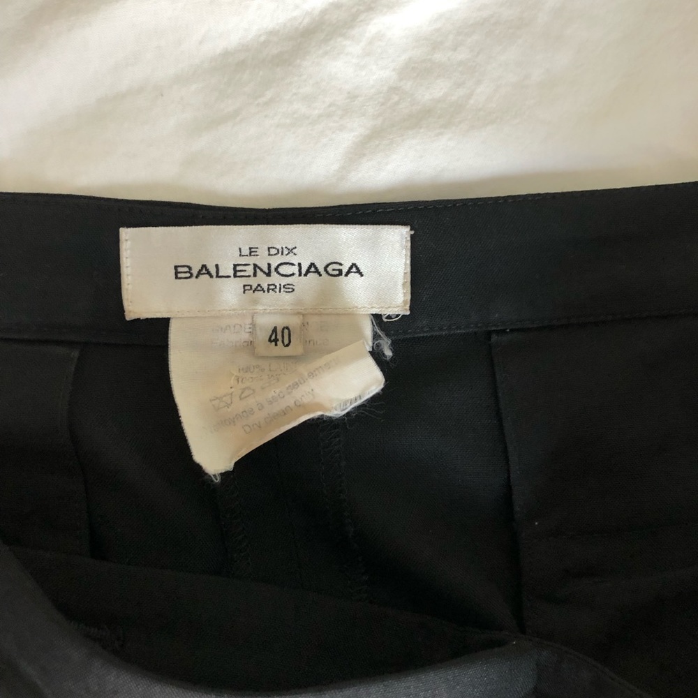 Balenciaga black skirt size 6